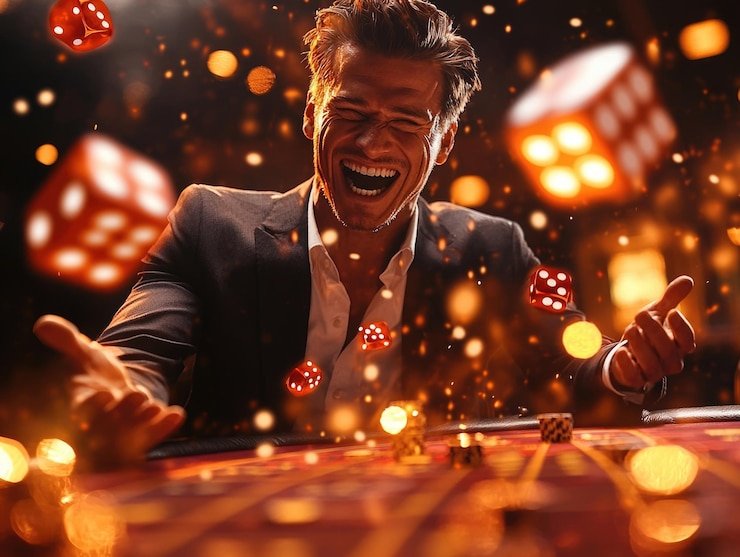 Live dealer video stream showing card dealing and hand totals